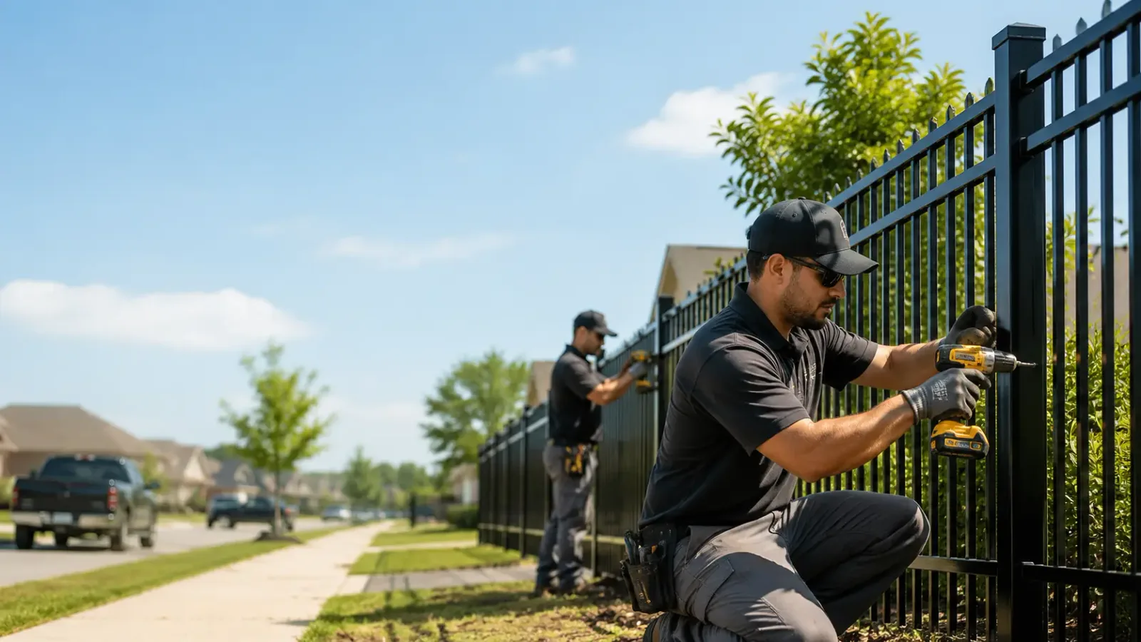 Metal Fence Installation in Lincoln, IA